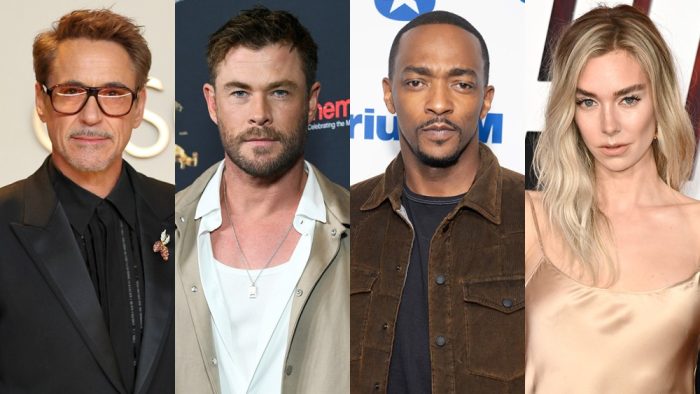 بازگشت ستارههای مارول؛ حمایت رابرت داونی جونیور از Thunderbolts 1 Robert Downey Jr Chris Hemsworth Anthony Mackie and Vanessa Kirby Split Getty H 2025